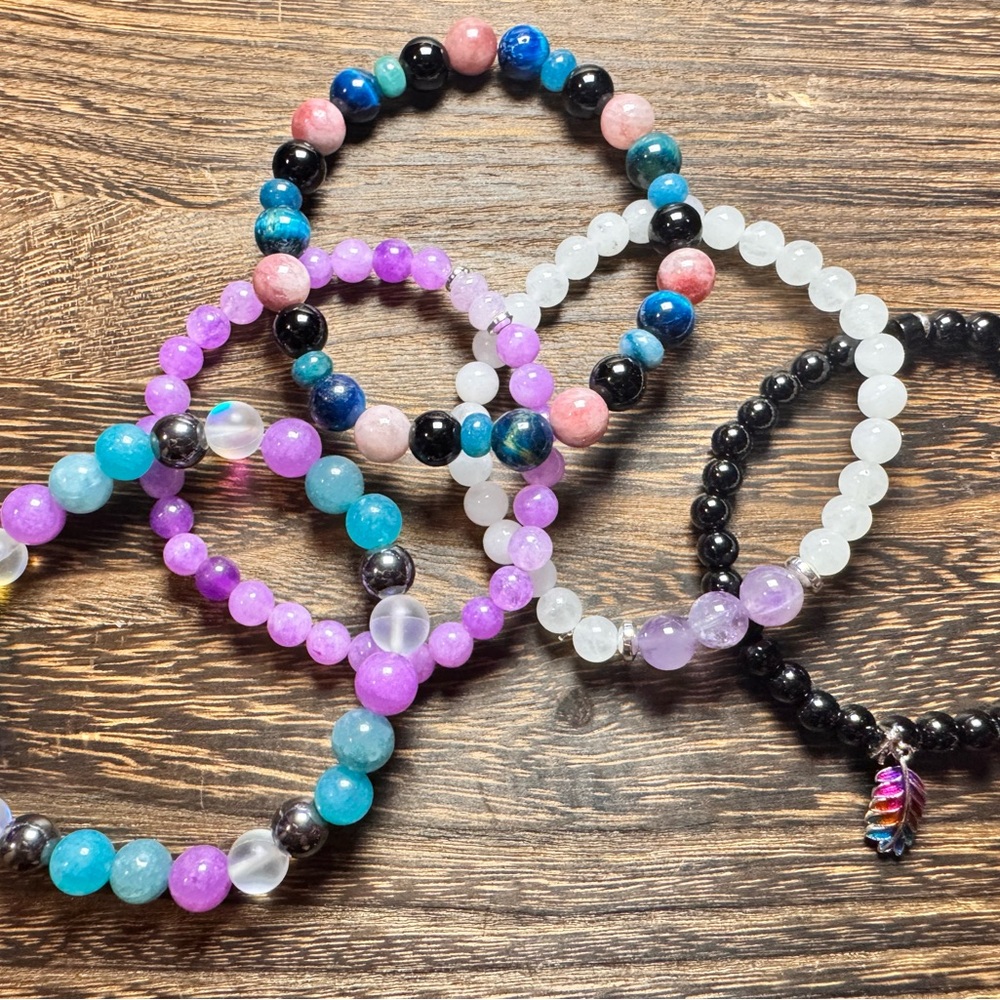 Ryze Feather Staxx Beaded Bracelet